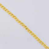 Pulso Cubano 2.6g / 17.7cm / 3,3mm Oro Amarillo 18K +3