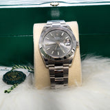 Reloj Rolex Datejust Dark Grey 2021 41mm Acero Inoxidable ODM Ω