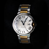 Reloj Cartier Ballon Blue Rayado 42mm Acero y Oro ODM Ω