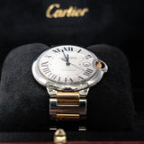 Reloj Cartier Ballon Blue Rayado 42mm Acero y Oro ODM Ω