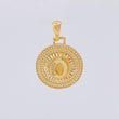 Dije Medalla Letra O 4.75 g / 3 cm Oro Amarillo 18K
