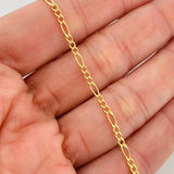 Pulso Figaro 1.3 g / 20.3 cm / 2.4 mm Oro Amarillo 18K