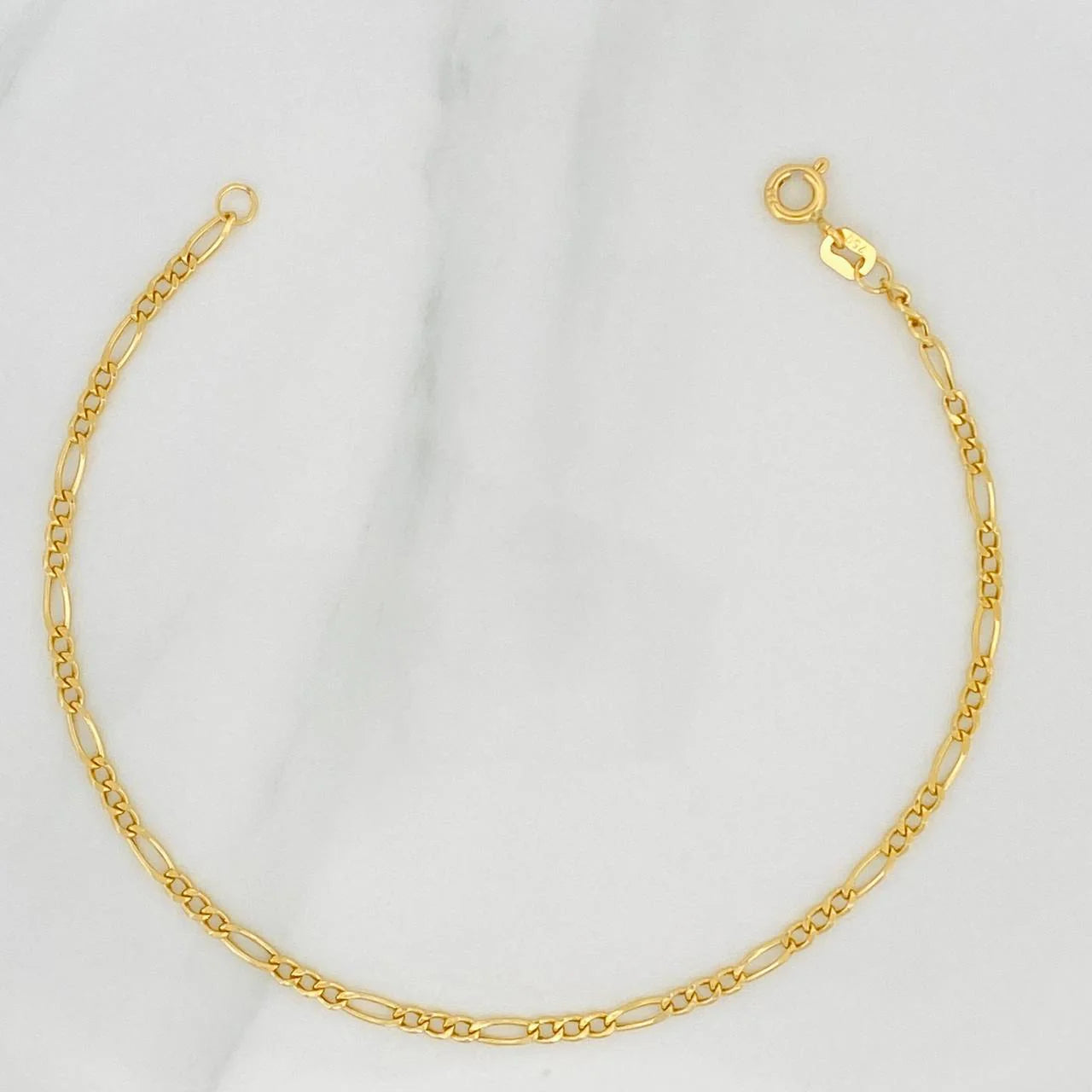 Pulso Figaro 1.15 g / 20.3 cm / 2.4 mm Oro Amarillo 18K