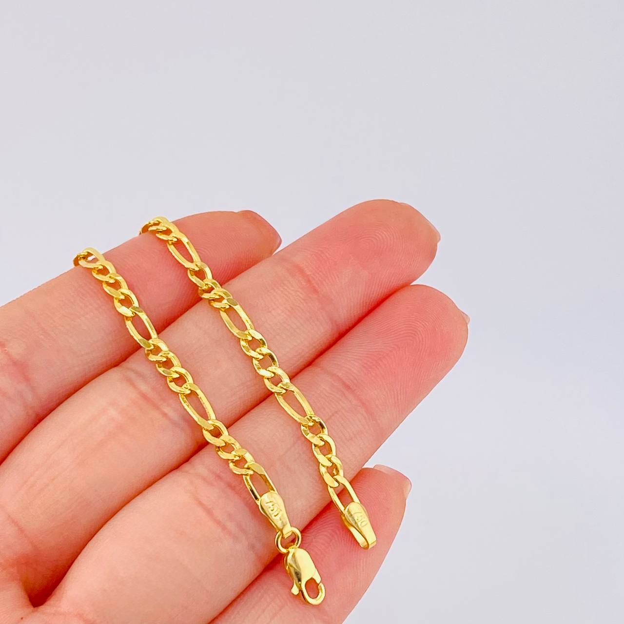 Pulso Figaro 2.15 g / 3.25 cm / 3.25 mm Oro Amarillo 18K