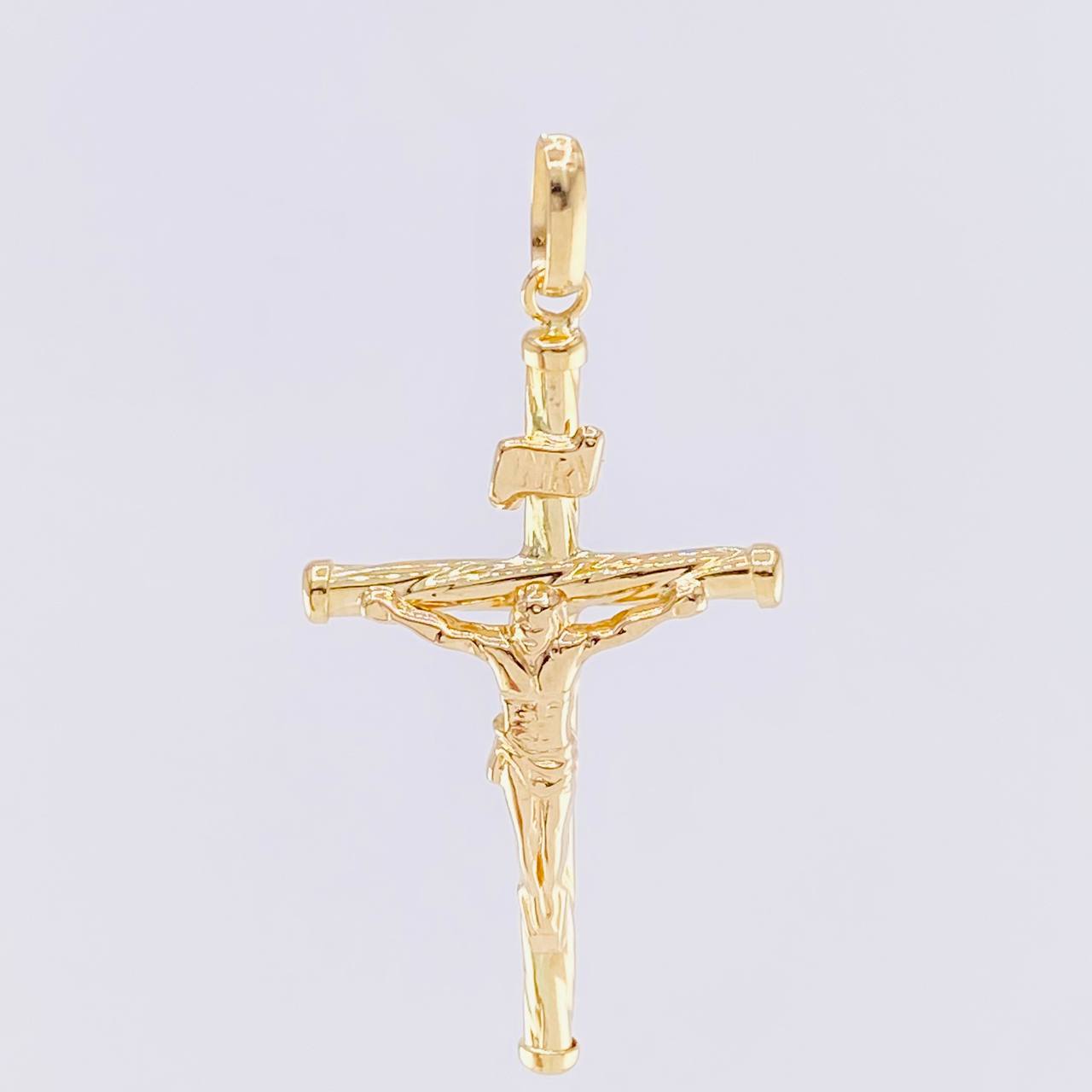 Dije Cruz Entorchada 1.15 g / 3.8 cm Oro Amarillo 18K