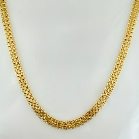 Cadena China 15.25gr / 60cm / 4.9mm Oro Amarillo +1 18K ©