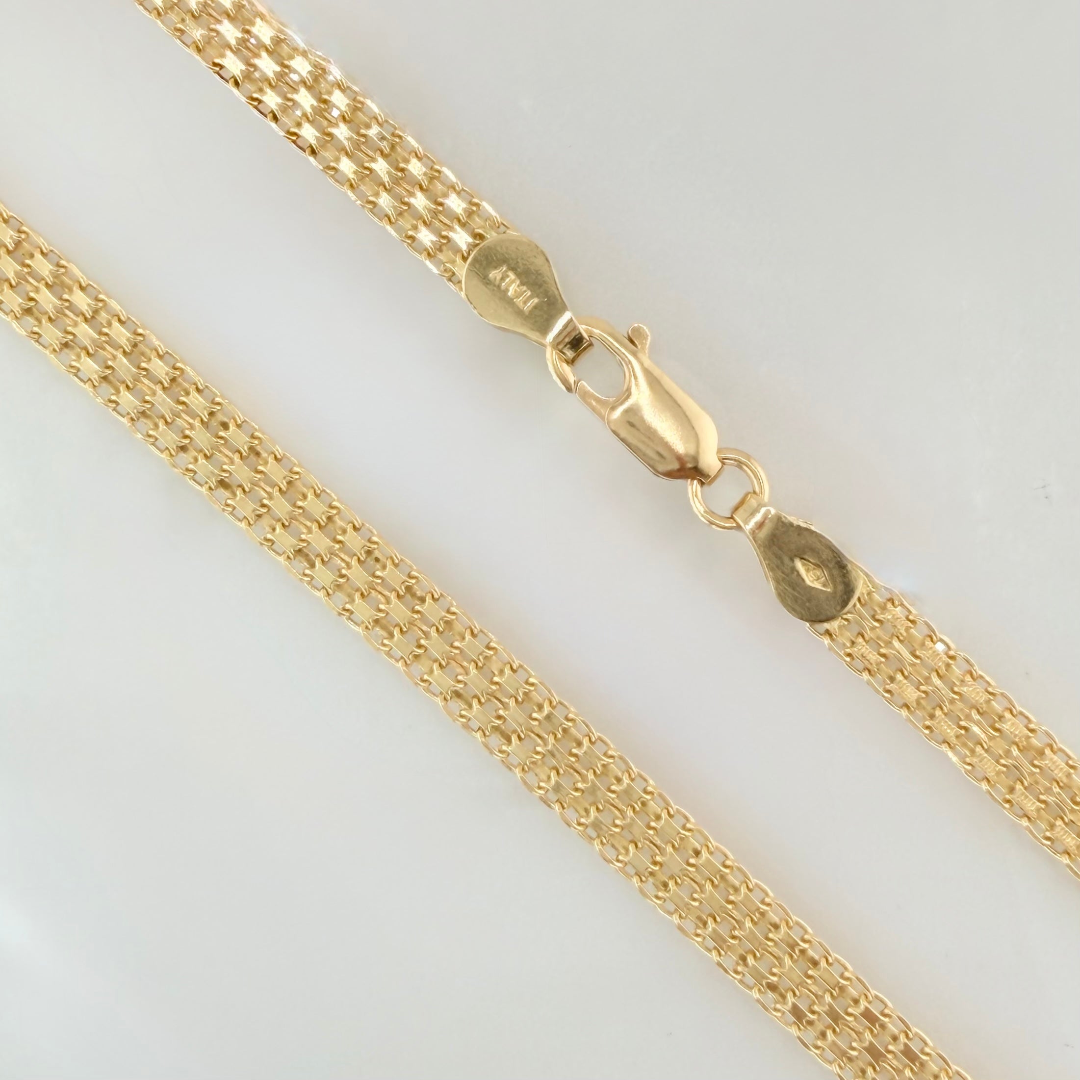 Cadena China 15.25gr / 60cm / 4.9mm Oro Amarillo +1 18K ©