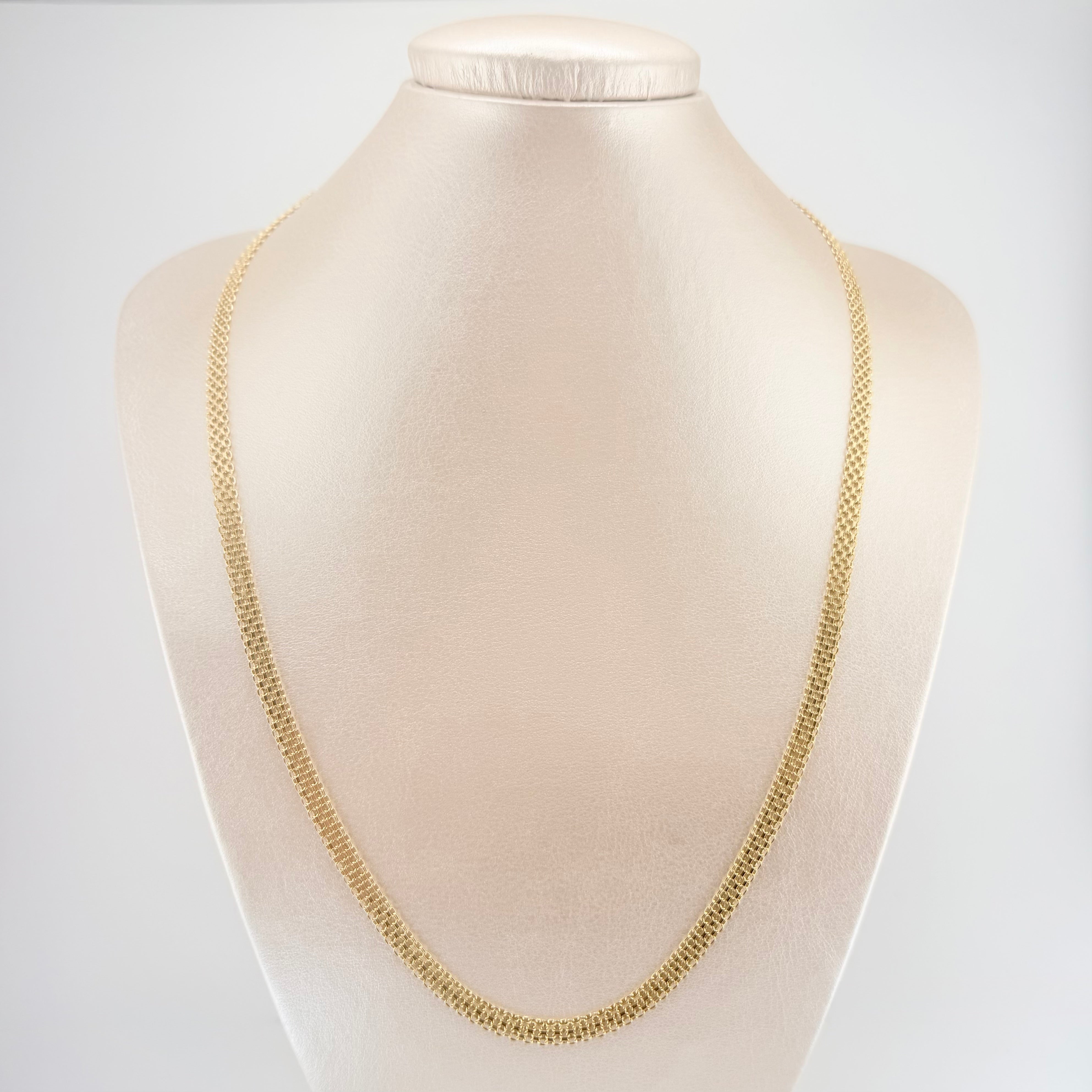 Cadena China 17.7gr / 70cm / 4.9mm Oro Amarillo +1 18K ©