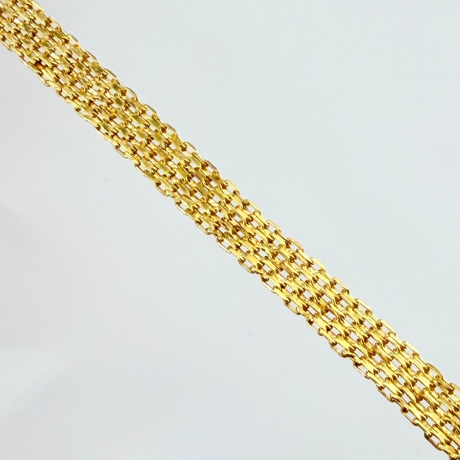 Cadena China 6.3gr / 60cm / 4.6mm Oro Amarillo +1 18K ©