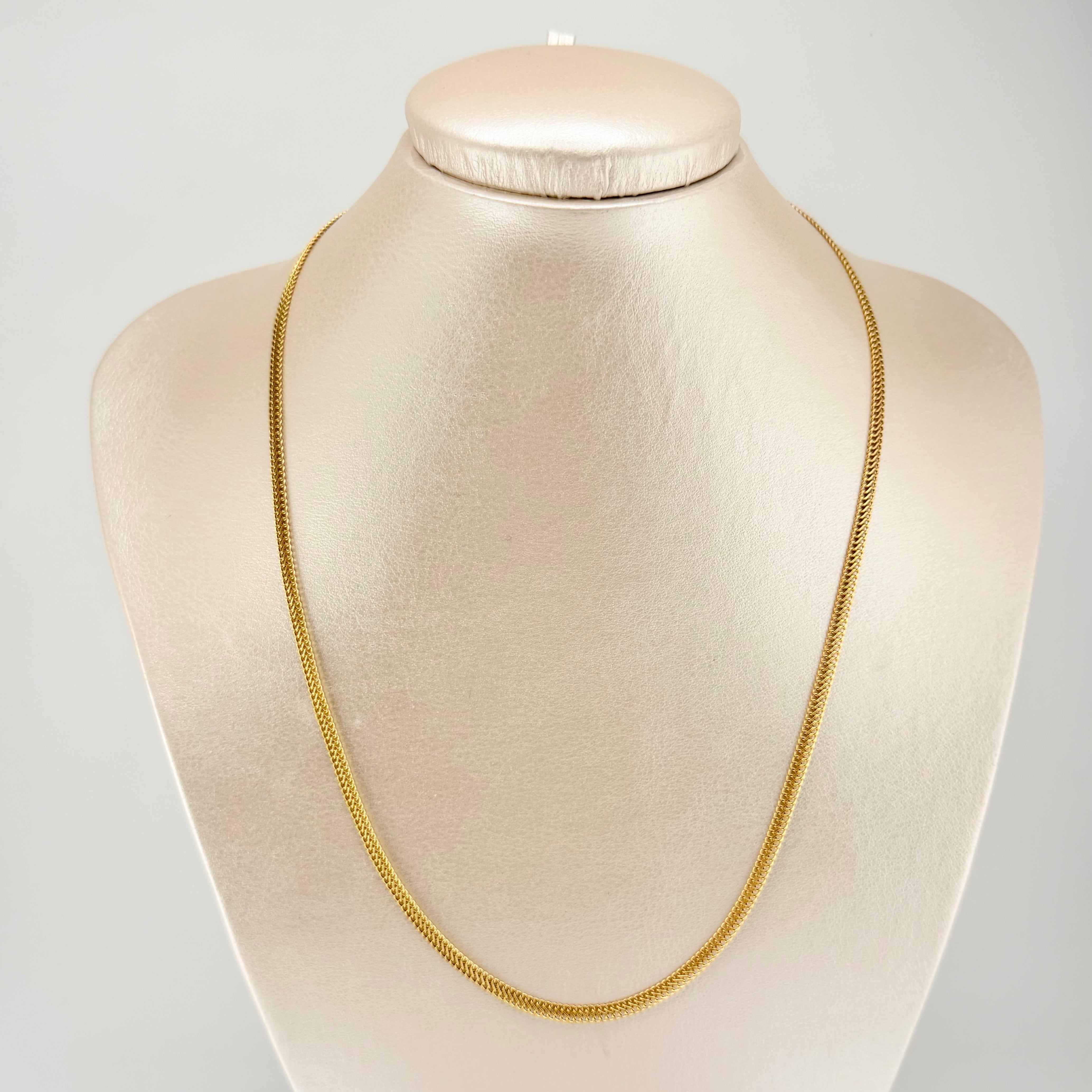 Cadena Sedusa 2.95gr / 50cm / 3.1mm Oro Amarillo +3 18K