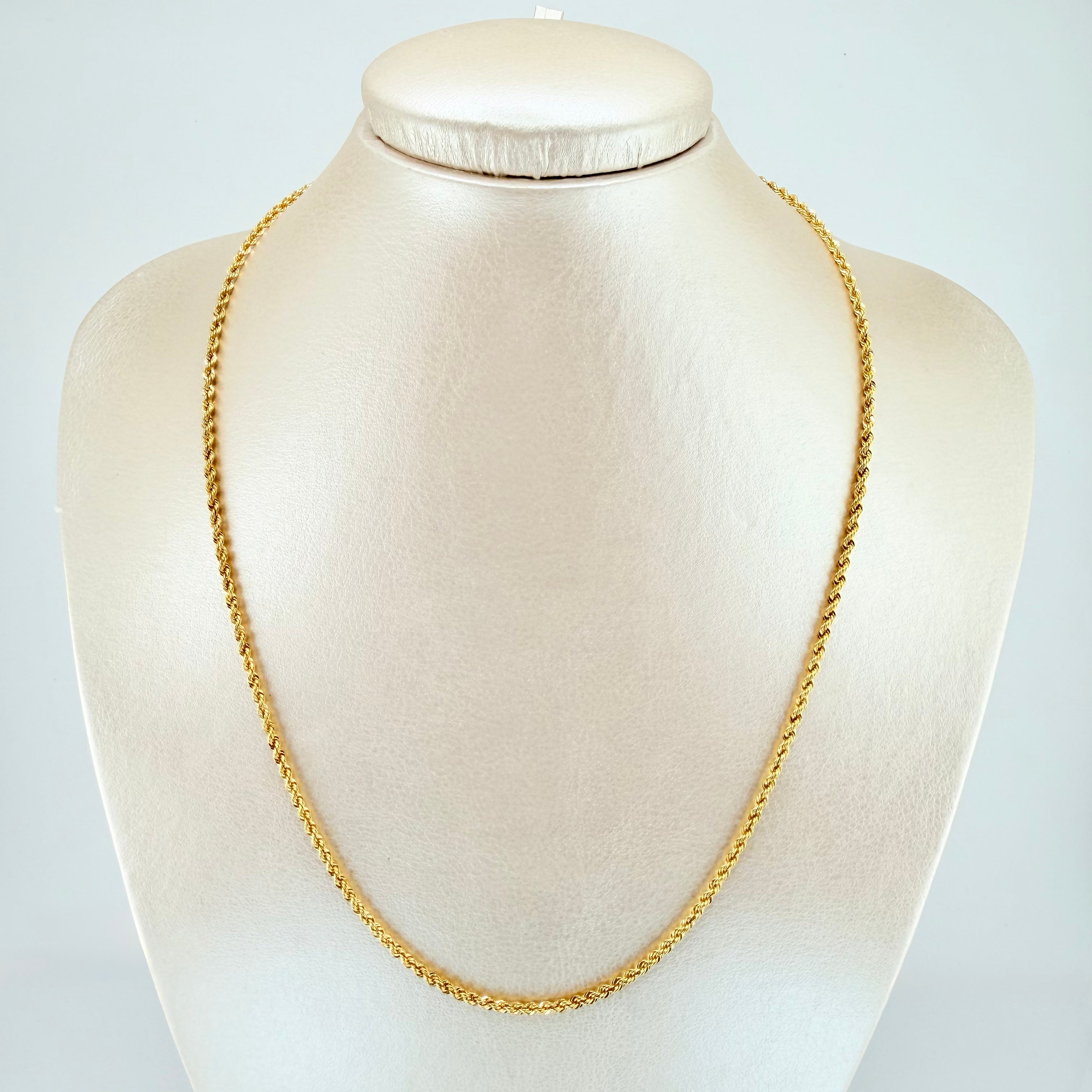 Cadena Lazo 2.65gr / 50cm / 2.2mm Oro Amarillo +3 18K ©