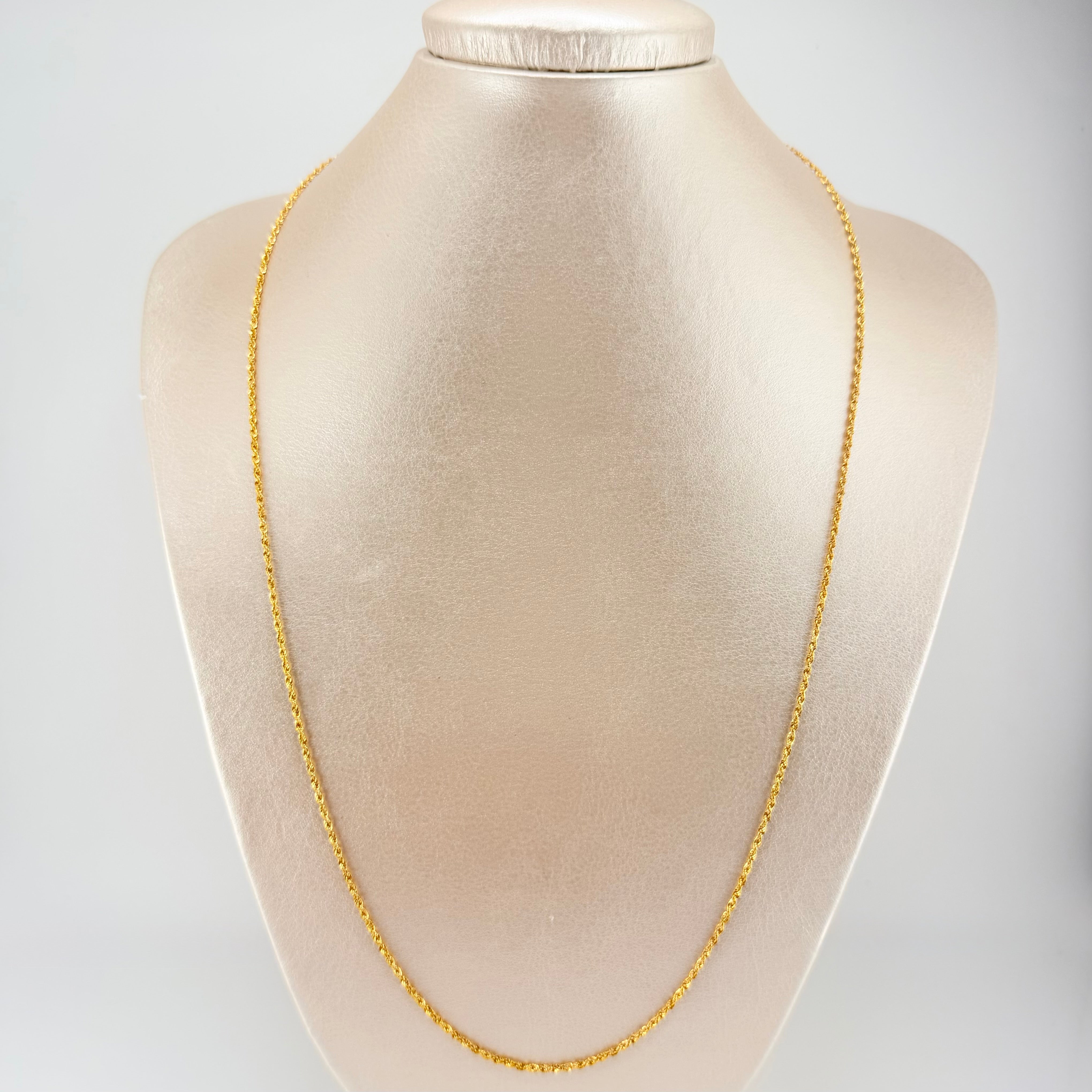 Cadena Lazo 1.55gr / 60cm / 1.5mm Oro Amarillo +3 18K ©