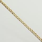 Cadena Cubana 2.2gr / 45cm / 2.4mm Oro Amarillo +1 18K