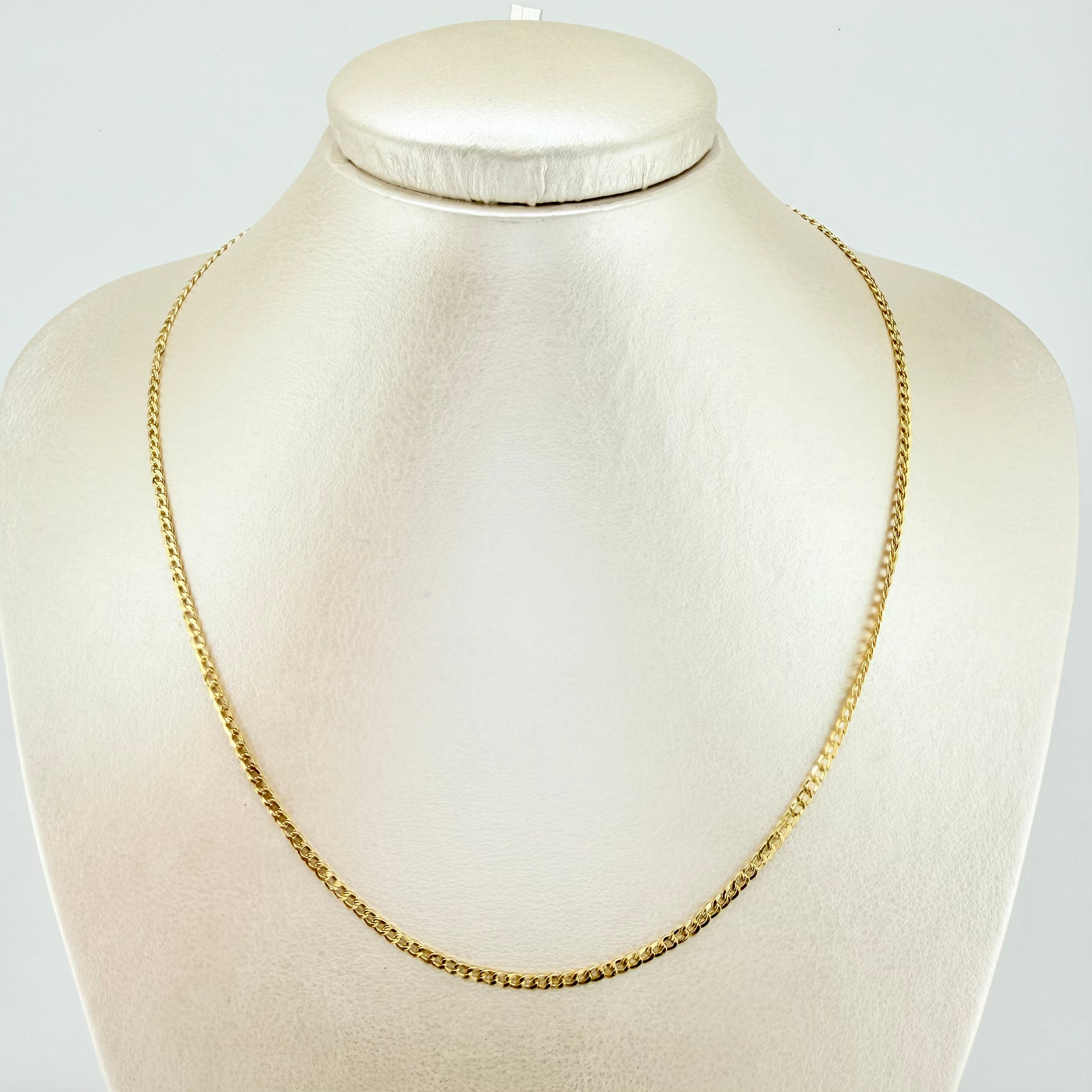 Cadena Cubana 2.15gr / 60cm / 2.1mm Oro Amarillo +1 18K ©