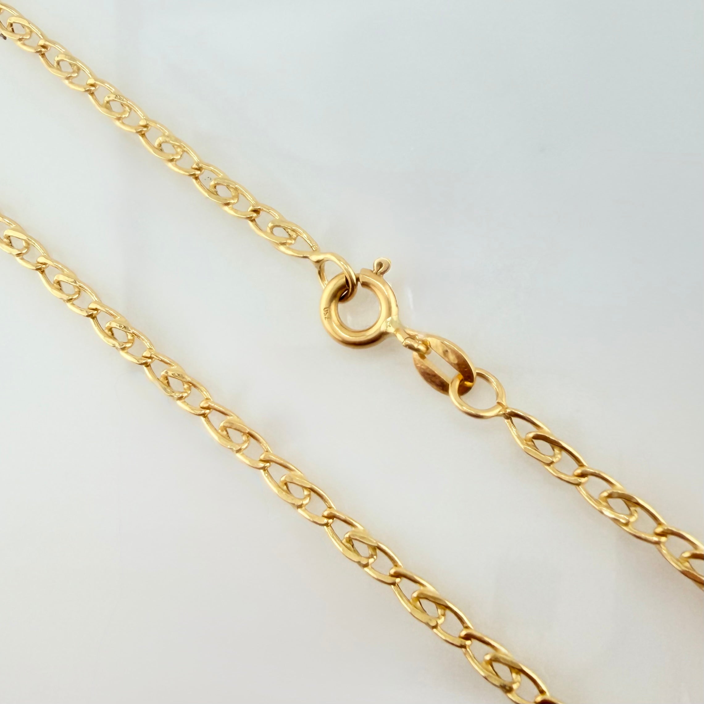 Cadena Lumachina 4.35gr / 60cm / 2.5mm Oro Amarillo +3 18K ©