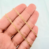 Cadena Lumachina 4.35gr / 60cm / 2.5mm Oro Amarillo +3 18K ©