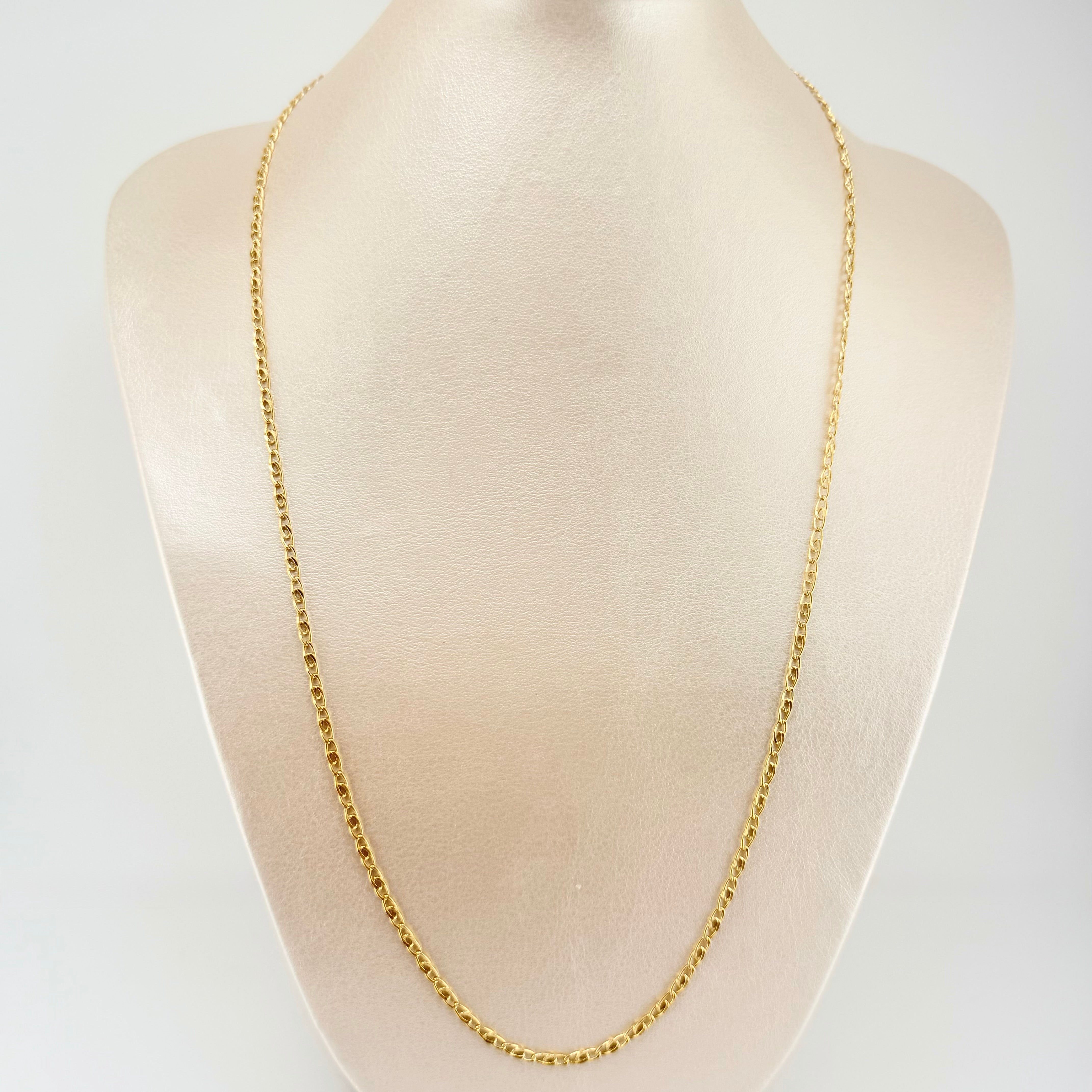 Cadena Lumachina 4.35gr / 60cm / 2.5mm Oro Amarillo +3 18K ©