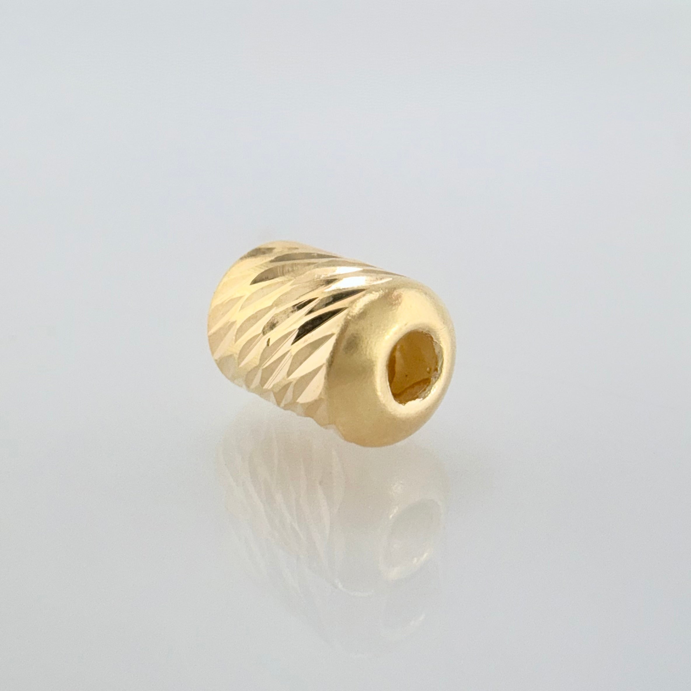 Herraje Cilindro 0.2gr / 6mm Oro Amarillo 18K ©