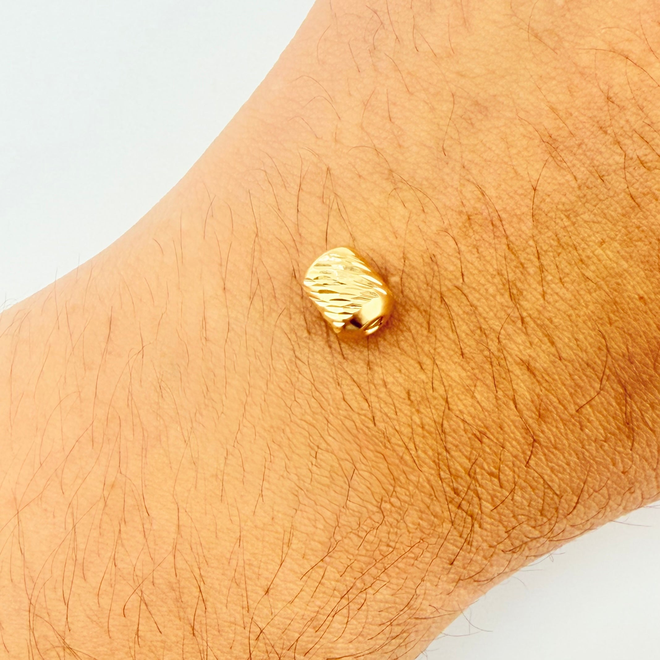 Herraje Cilindro 0.3gr / 6mm Oro Amarillo 18K