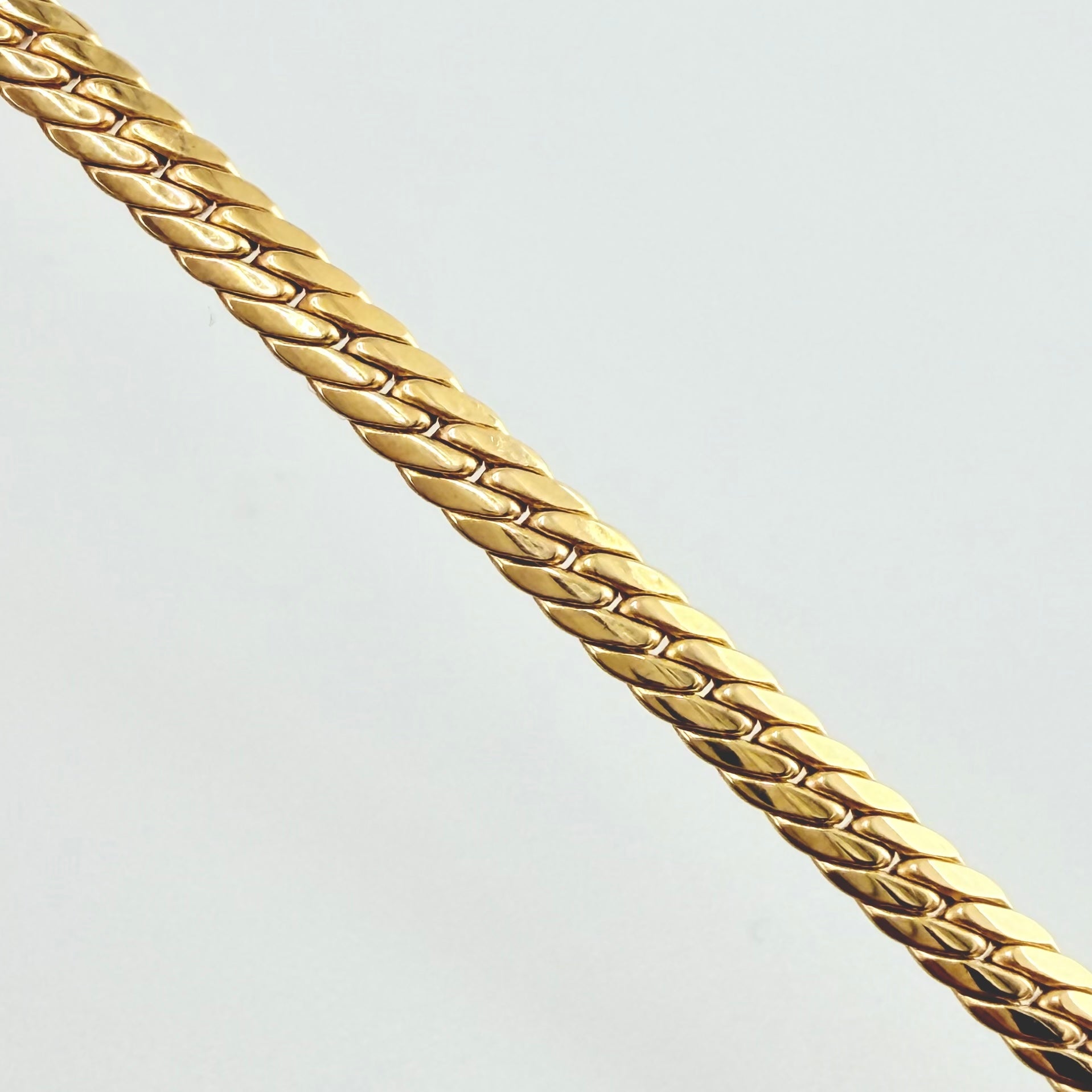 Cadena Serpiente 4.95gr / 40cm / 3.1mm Oro Amarillo +3 18K ©