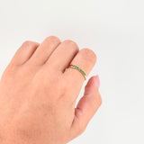 Anillo Carril Hueco 0.9gr / T5 3/4 / Oro Amarillo 18K