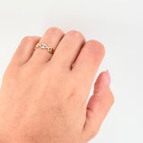 Anillo GC 1.6gr / T6 / Tres Oros 18K *