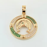 Dije Marco Herradura Caballo 10.85gr / 4.2cm / Oro Amarillo 18K *