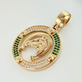 Dije Marco Herradura Caballo 10.85gr / 4.2cm / Oro Amarillo 18K *