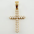 Dije Cruz 1.7gr / 3cm / Oro Amarillo 18K ©
