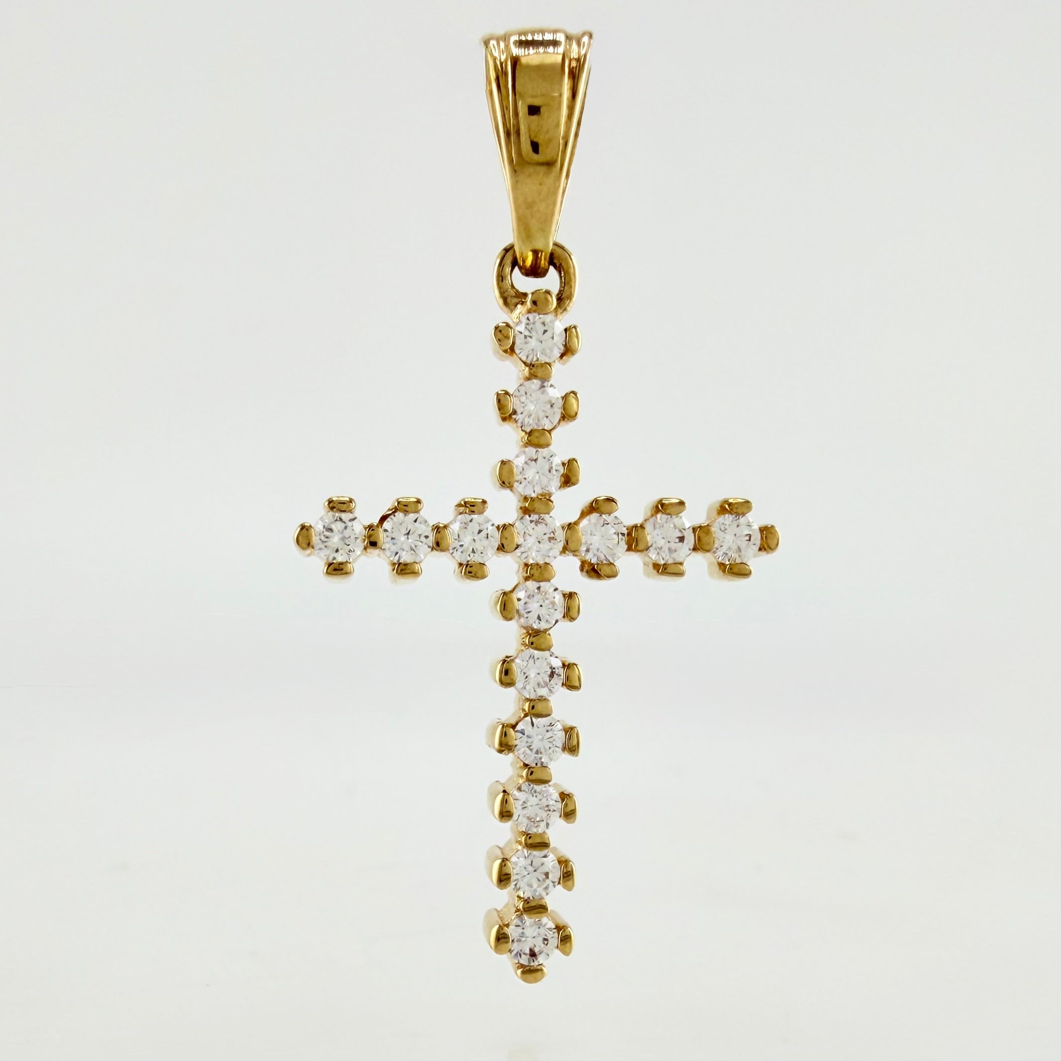 Dije Cruz 1.7gr / 3cm / Oro Amarillo 18K ©