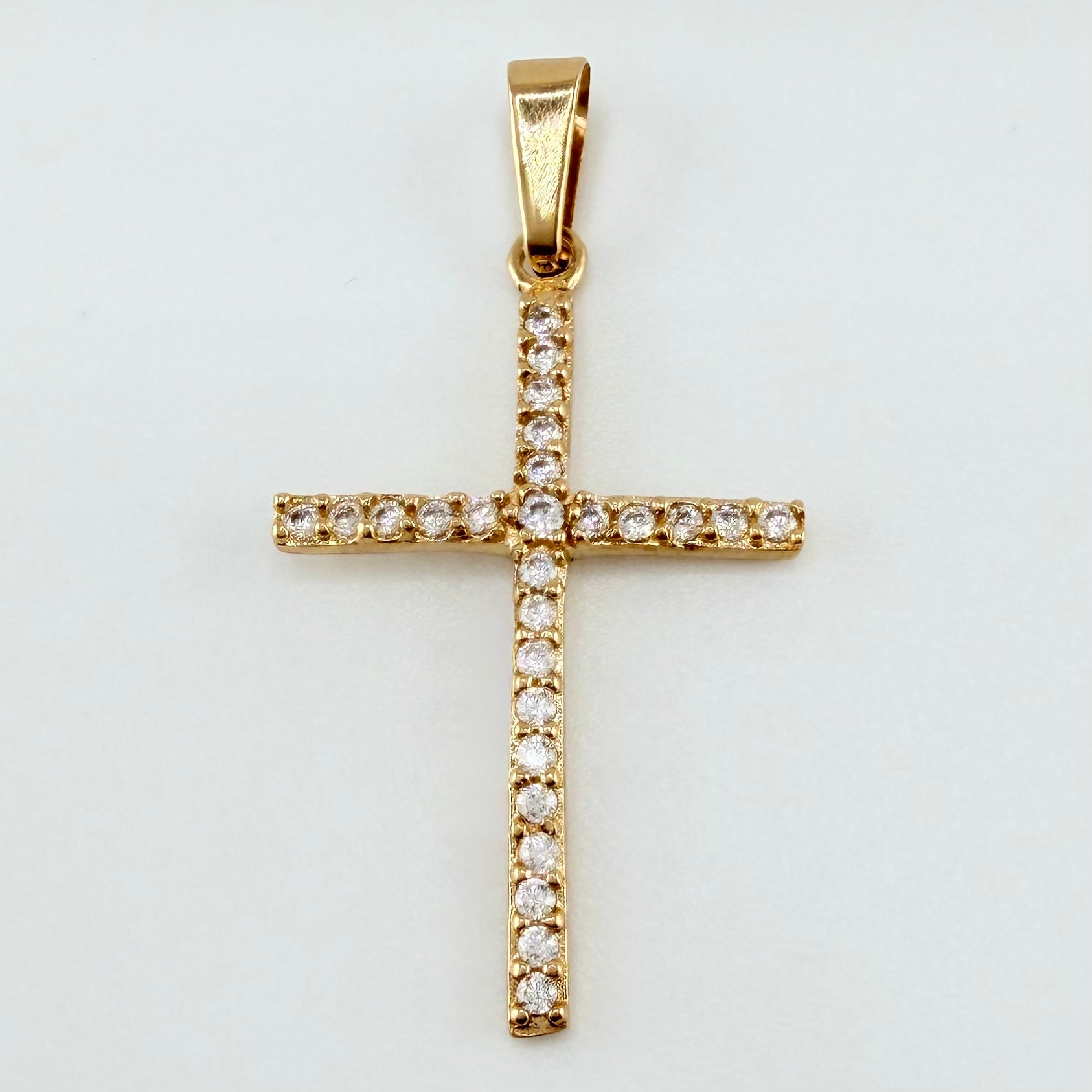 Dije Cruz 1.15gr / 3.3cm / Oro Amarillo 18K ©