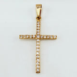 Dije Cruz 1.15gr / 3.3cm / Oro Amarillo 18K *