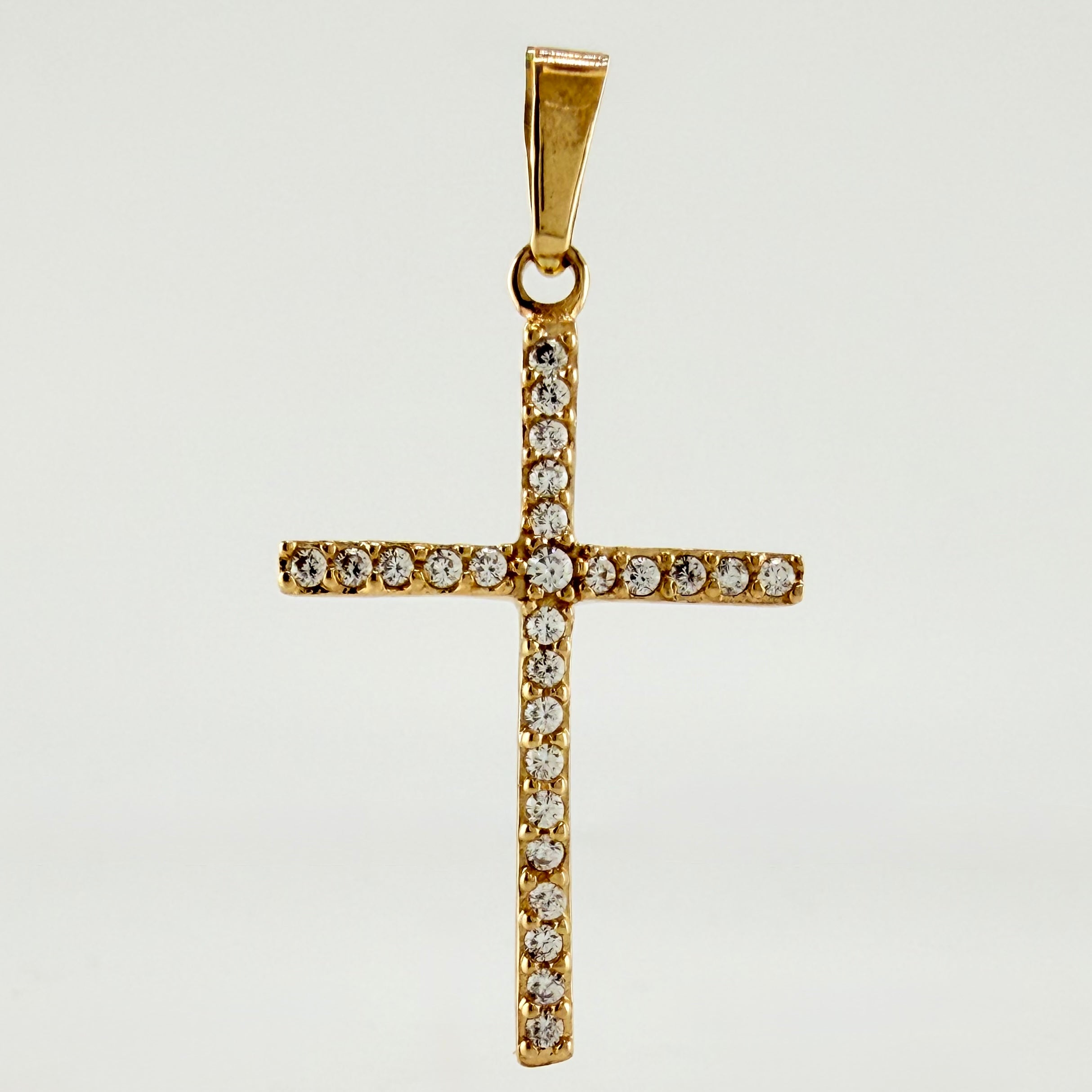 Dije Cruz 1.15gr / 3.3cm / Oro Amarillo 18K *