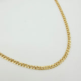 Cadena Cubana 8.15gr / 70cm / 3mm Oro Amarillo +1 18K