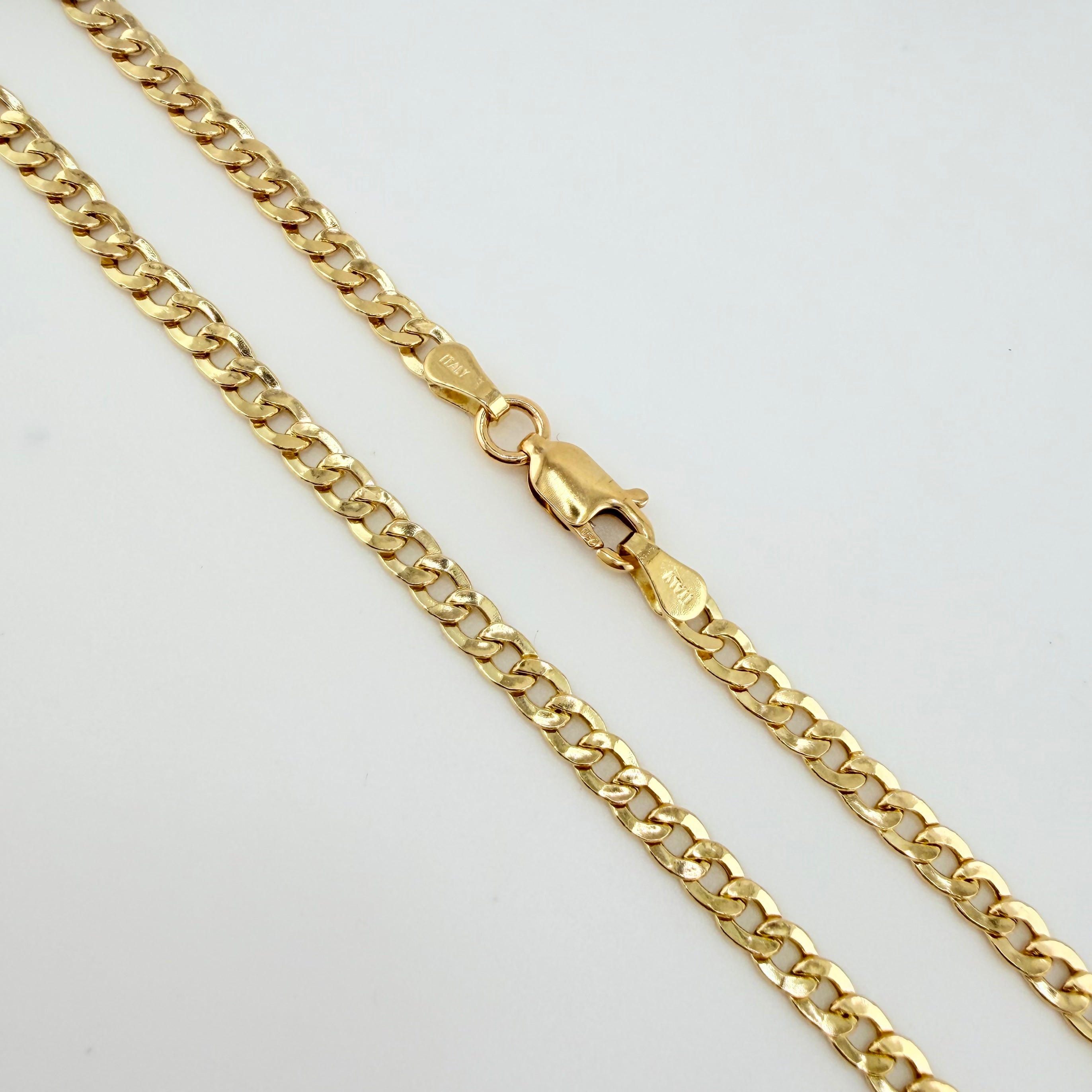 Cadena Cubana 6.75gr / 60cm / 3.3mm Oro Amarillo +1 18K ©