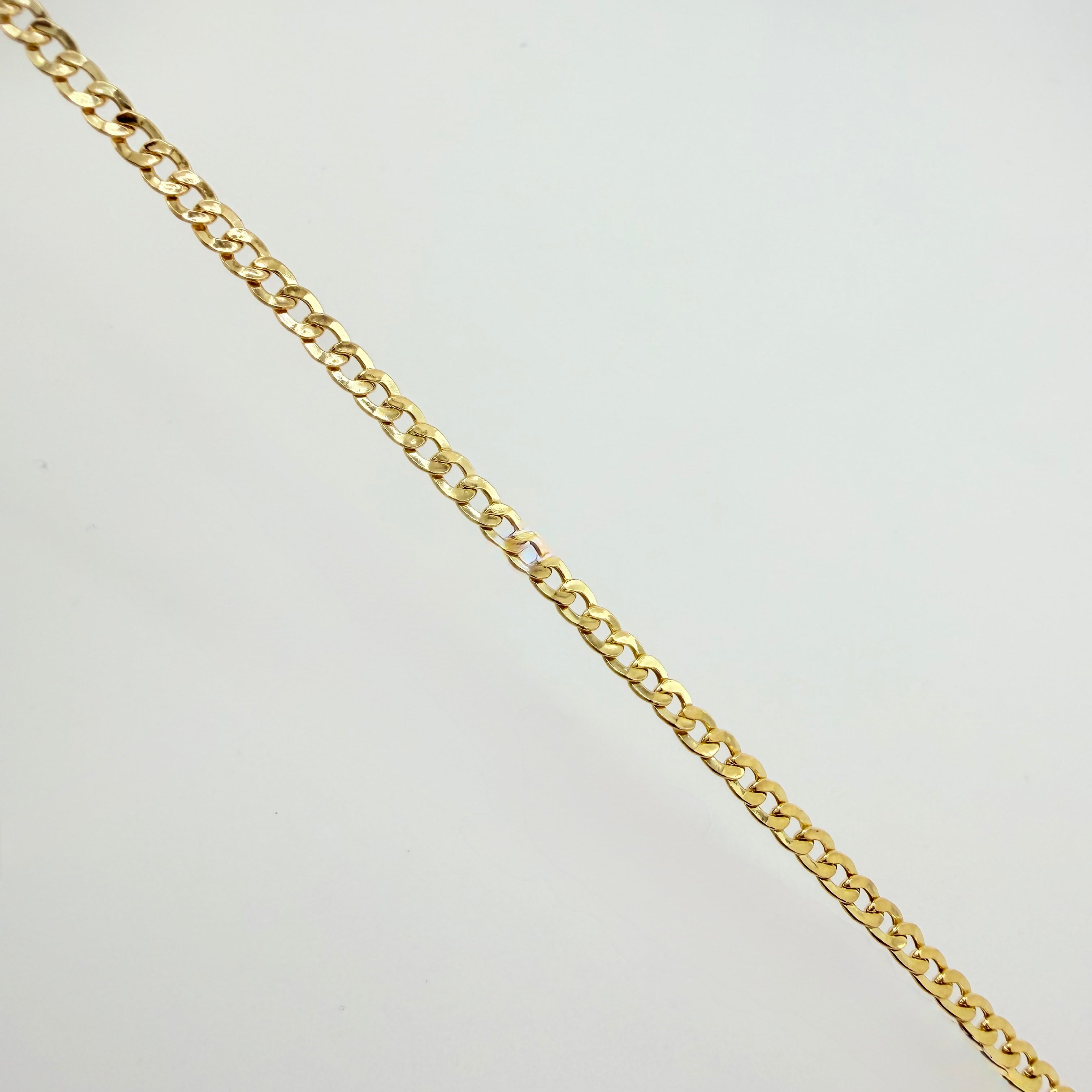 Cadena Cubana 8.45gr / 70cm / 3mm Oro Amarillo +1 18K