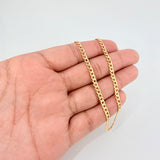 Cadena Cubana 8.15gr / 70cm / 3mm Oro Amarillo +1 18K