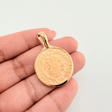 Dije San Benito 7.9gr / 3.8cm / Oro Amarillo 18K *