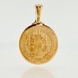 Dije San Benito 7.9gr / 3.8cm / Oro Amarillo 18K *