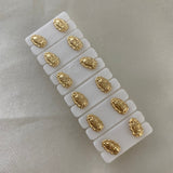 Topos Virgen de Guadalupe 0,8gr / Silueta Oro Amarillo &