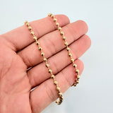 Cadena Militar 22.6gr / 60cm / 3.8mm Oro Amarillo +3 18K ©