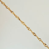 Cadena Singapur 1.95gr / 45cm / 2.3mm Oro Amarillo +3 18K ©