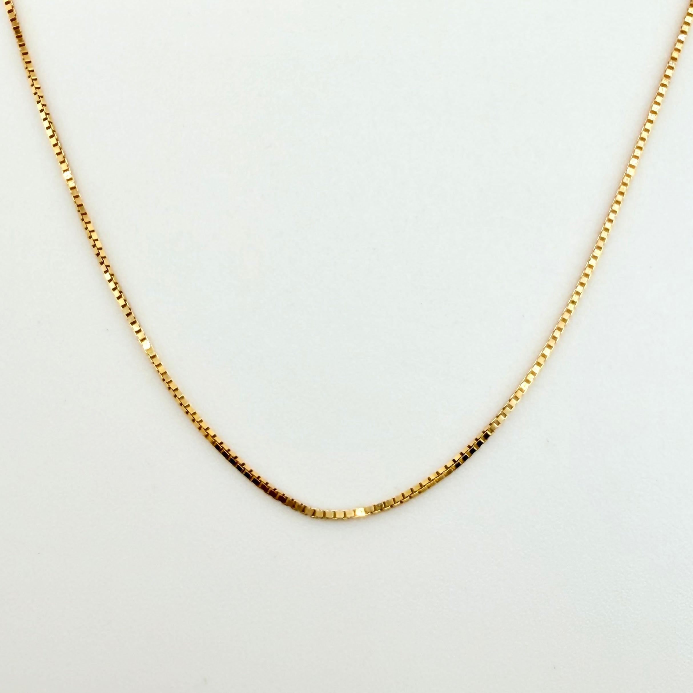 Cadena Veneciana 1.15gr / 45cm / 0.6mm Oro Amarillo +3 18K ©