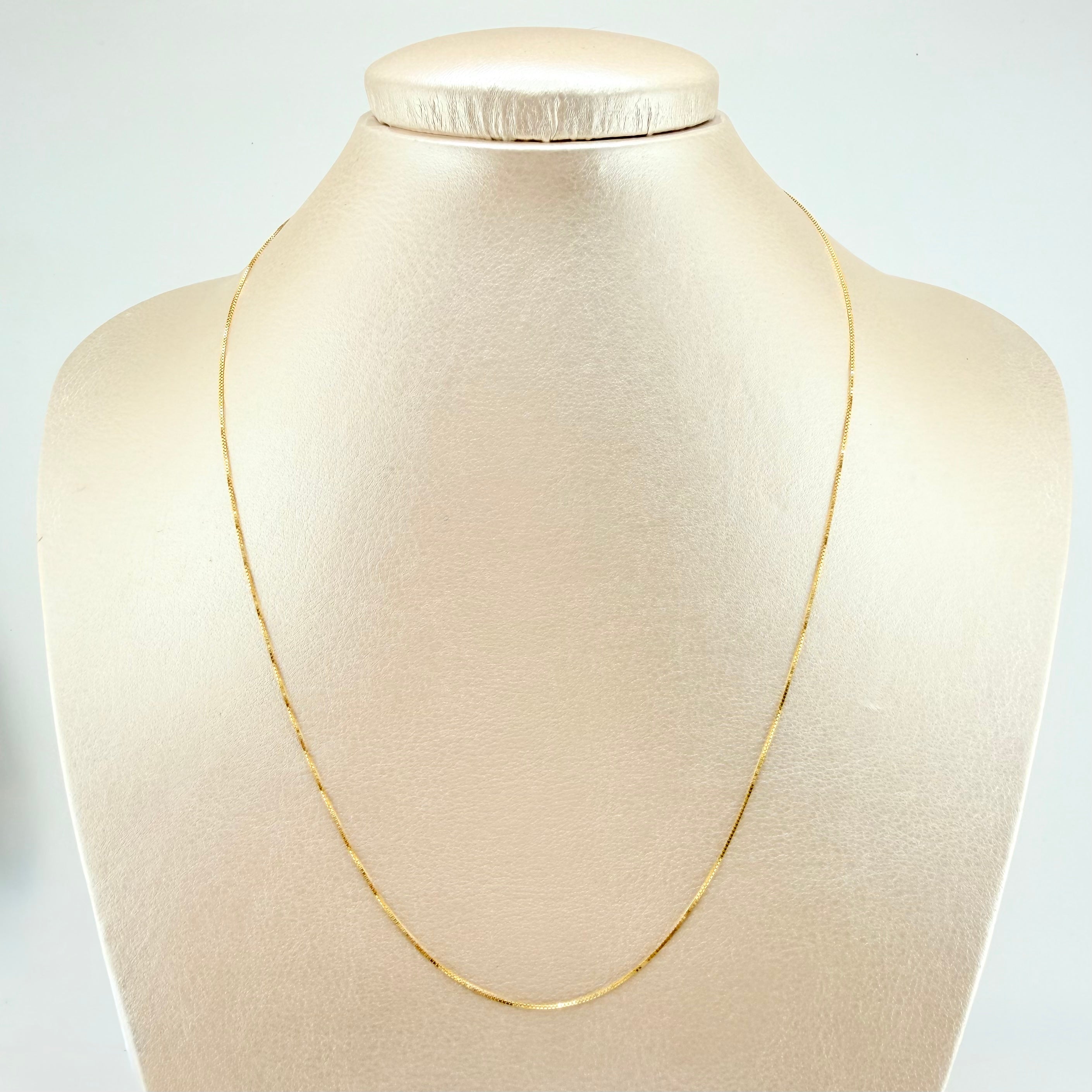 Cadena Veneciana 1.15gr / 45cm / 0.6mm Oro Amarillo +3 18K ©