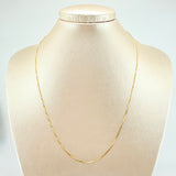 Cadena Veneciana 1 gr / 50cm / 0,50 mm Oro Amarillo +3 18K