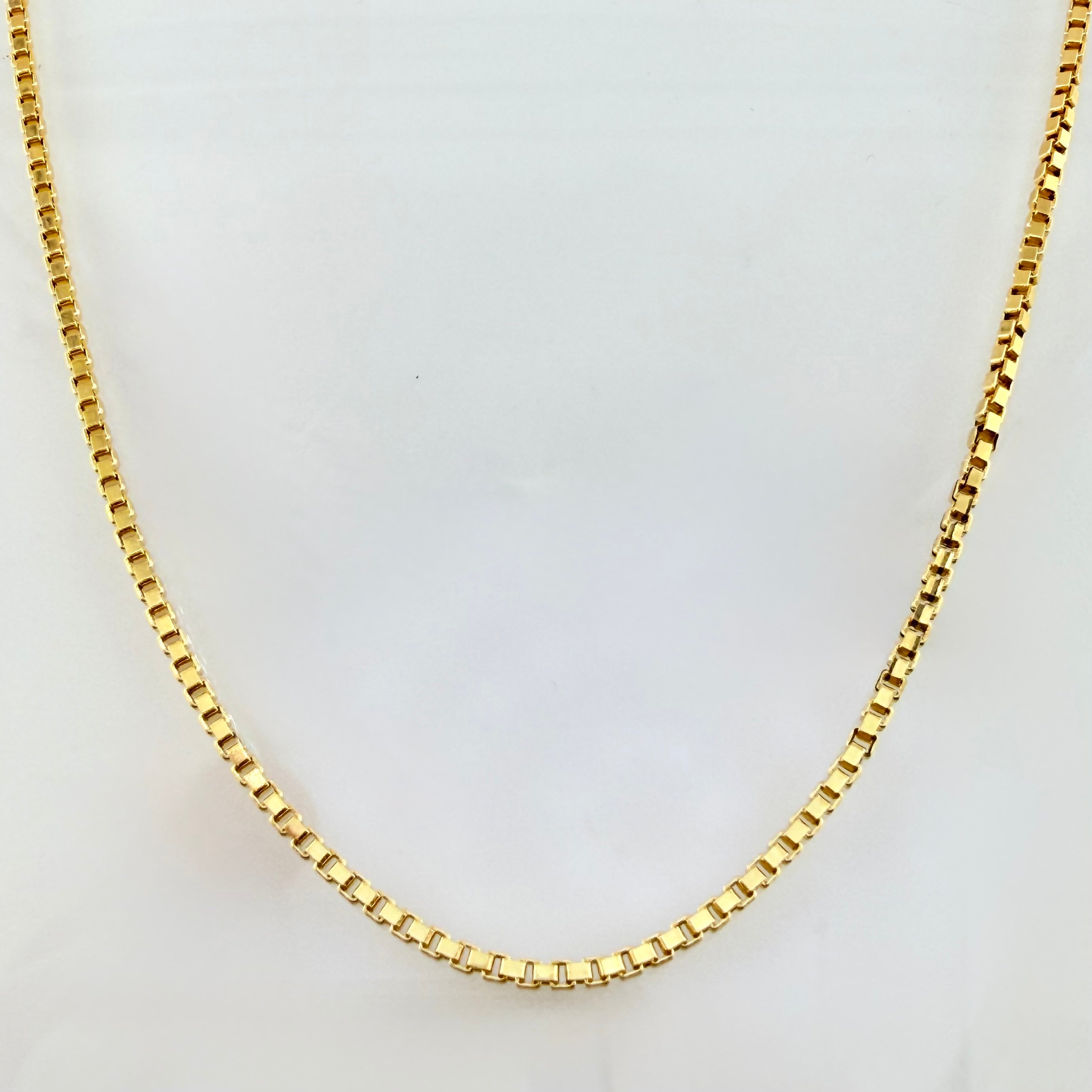 Cadena Veneciana 3.85gr / 50cm / 1.4mm Oro Amarillo +3 18K ©