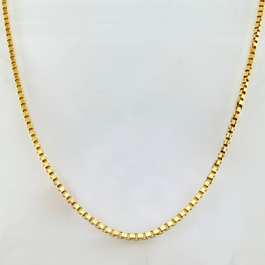 Cadena Veneciana 3.85gr / 50cm / 1.4mm Oro Amarillo +3 18K ©