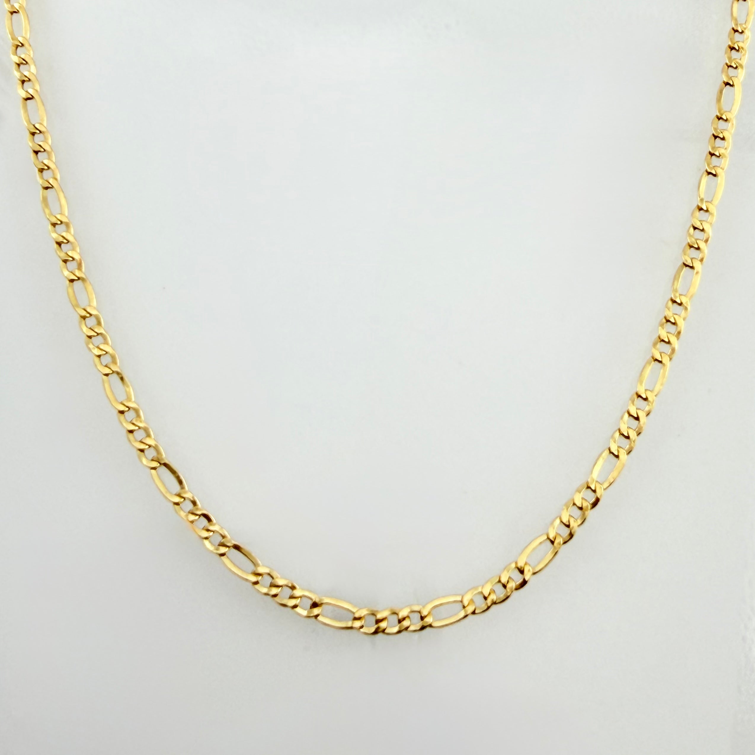 Cadena Figaro 2.65gr / 45cm / 2.3mm Oro Amarillo +1 18K *