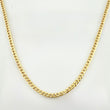 Cadena Cubana 4.75gr / 70cm / 2.3mm Oro Amarillo +1 18K *
