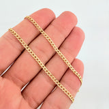 Cadena Cubana 4.75gr / 70cm / 2.3mm Oro Amarillo +1 18K *